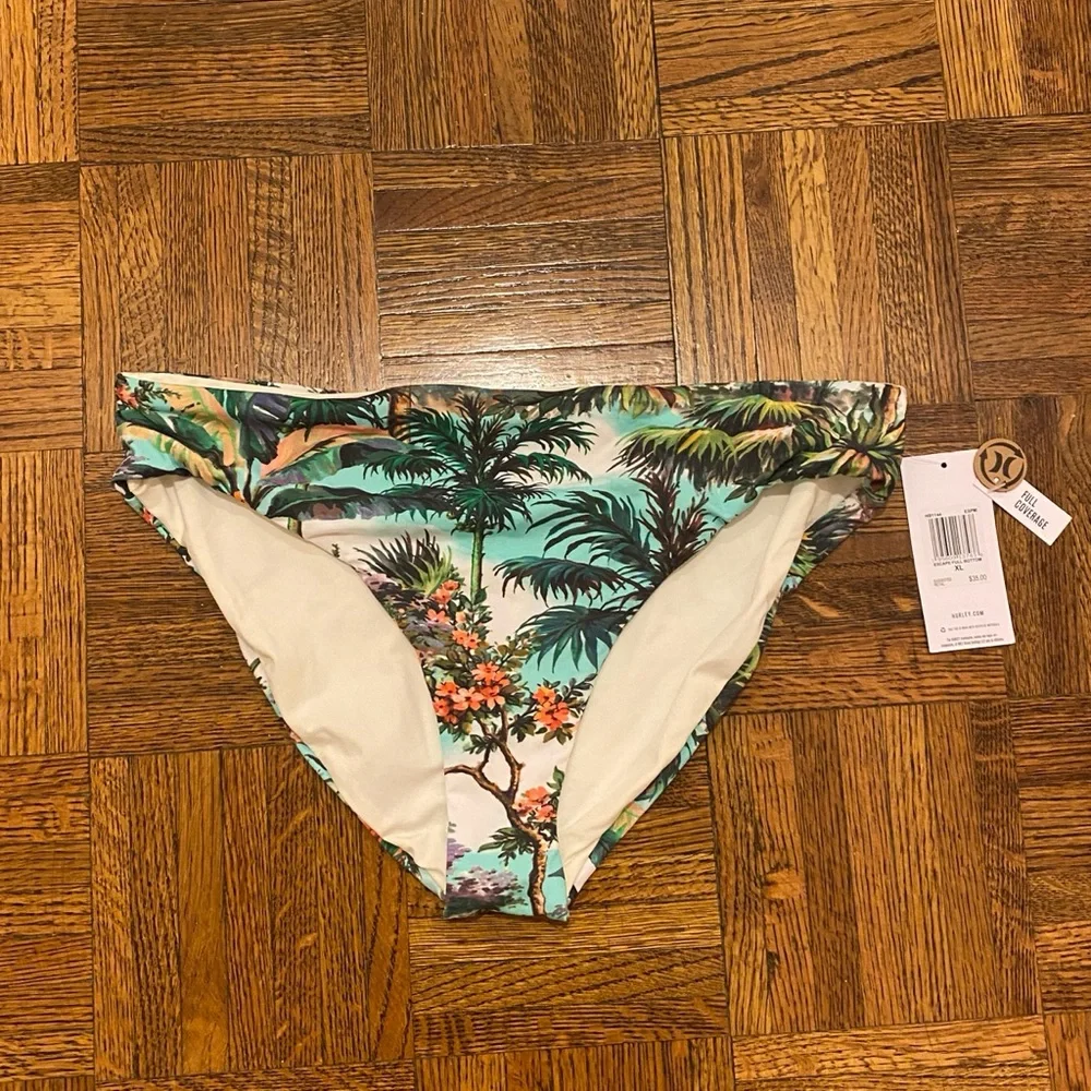 Hurley Women’s Standard Full Bikini Bottom - Escape Multi